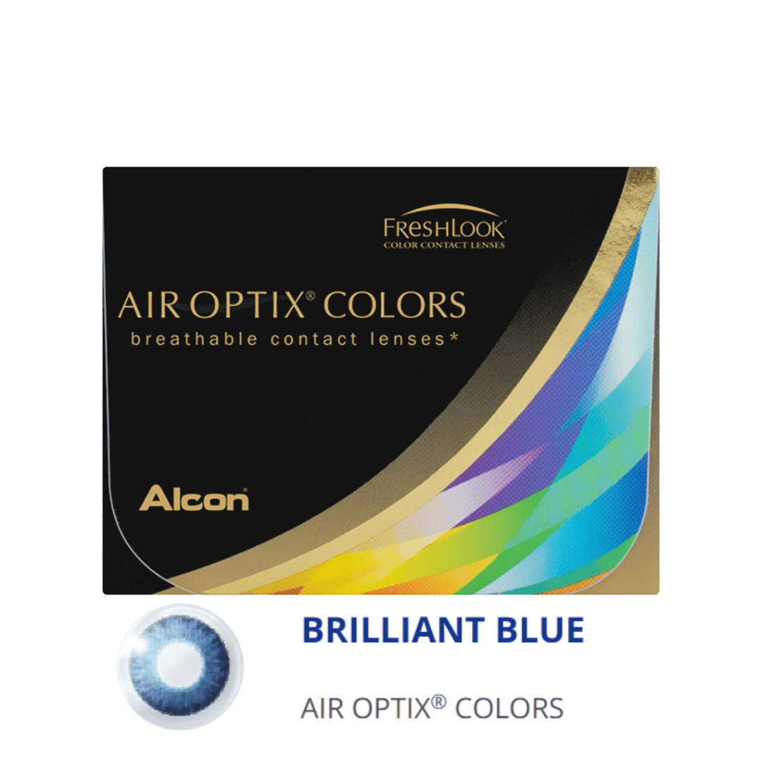 Air Optix Aqua Colors Brilliant Blue (švelni)