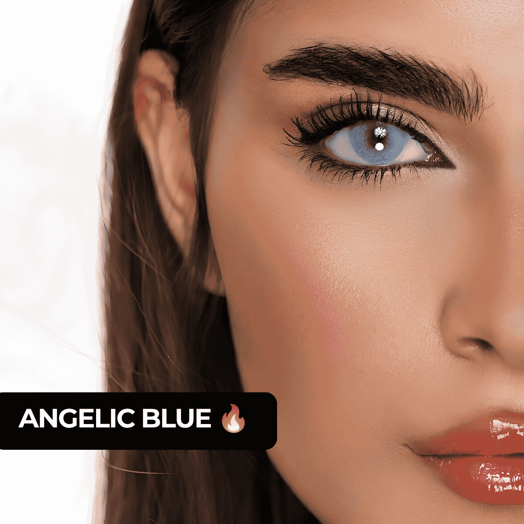 Mėnesiniai Desio ANGELIC BLUE kontaktiniai lęšiai