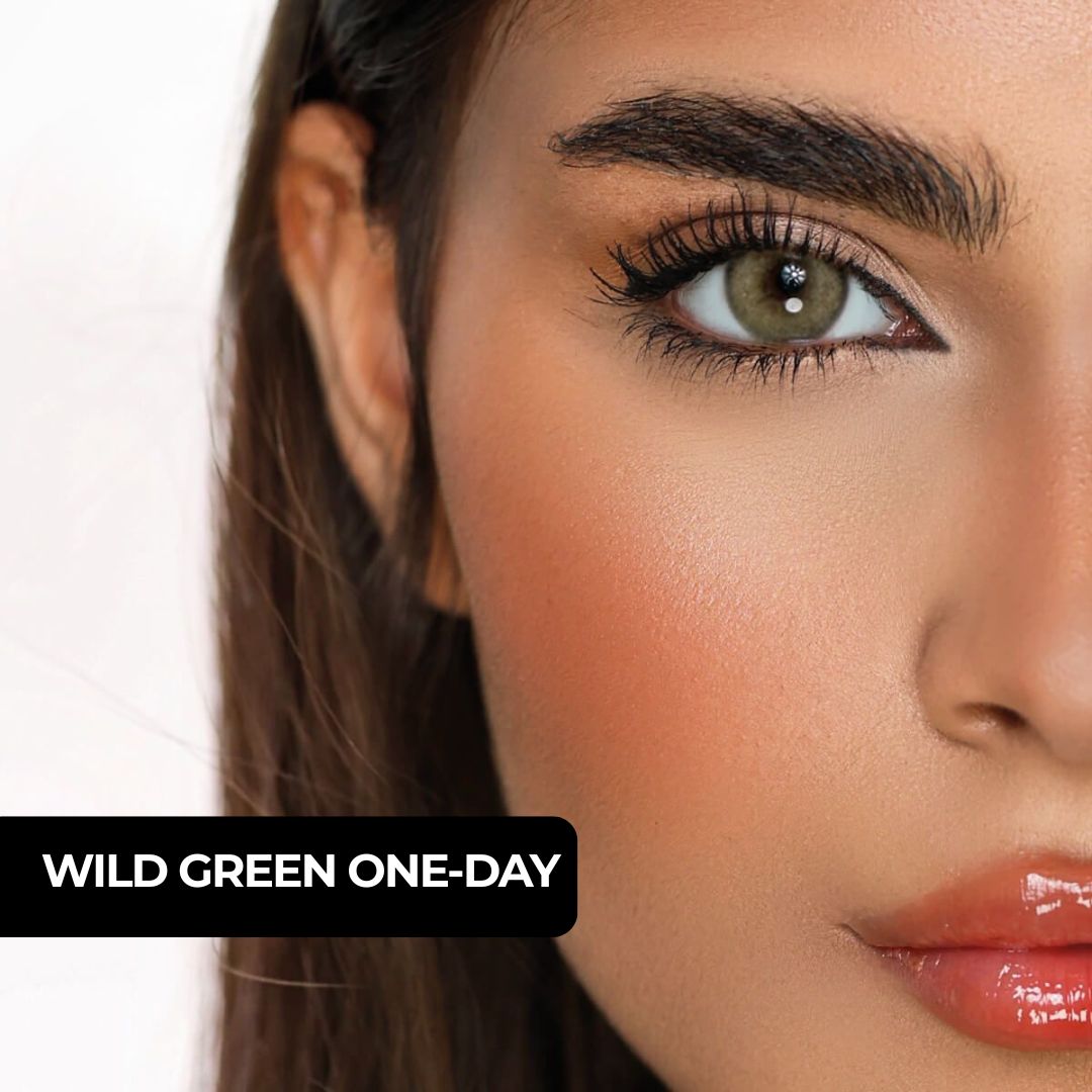1-Day Desio WILD GREEN kontaktiniai lęšiai